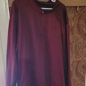 Under Armour Burgundy Quarter-Zip Hoodie